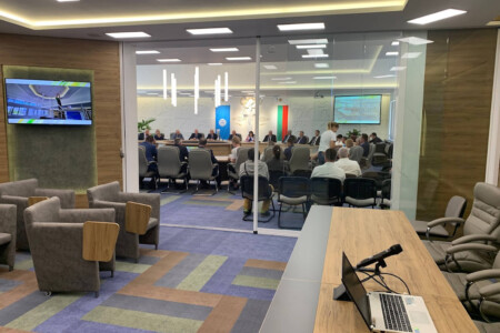 Зала за пресконференции НСА-"Васил Левски" Оборудване на конферентни зали