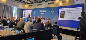 Подготовка и провеждане на събитие с международно значение. Предоставена система за бежично гласуване. Оборудване на конферентни зали